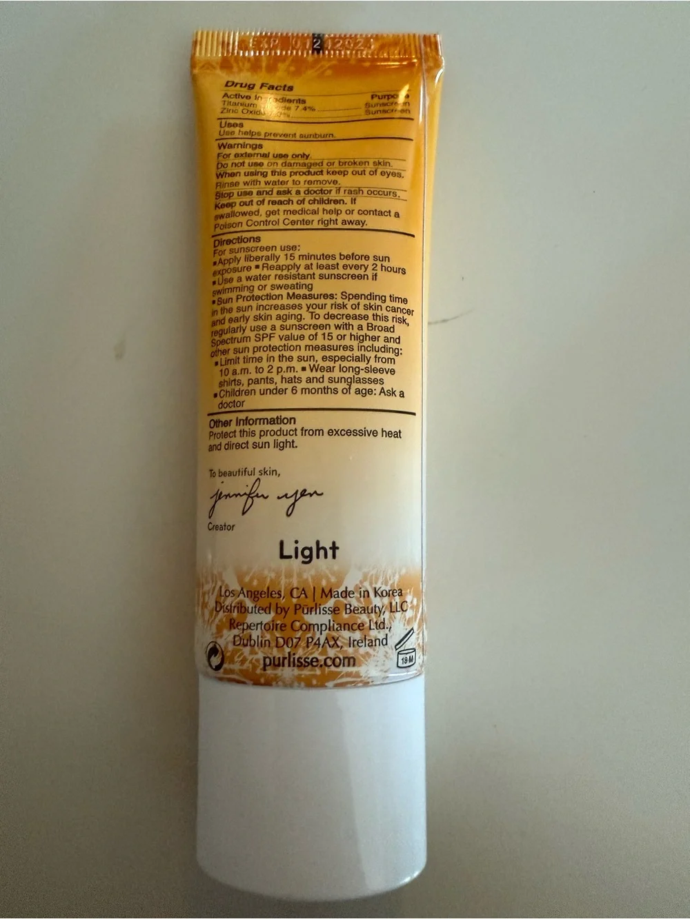 purlisse Youth Glow Vitamin C CC Cream with SPF